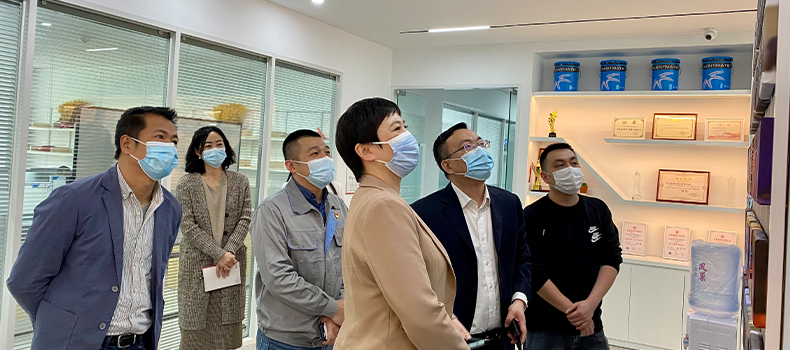火炬高新區(qū)領導到訪捌斗新材科技 | 助力企業(yè)疫情防控、安全生產(chǎn)